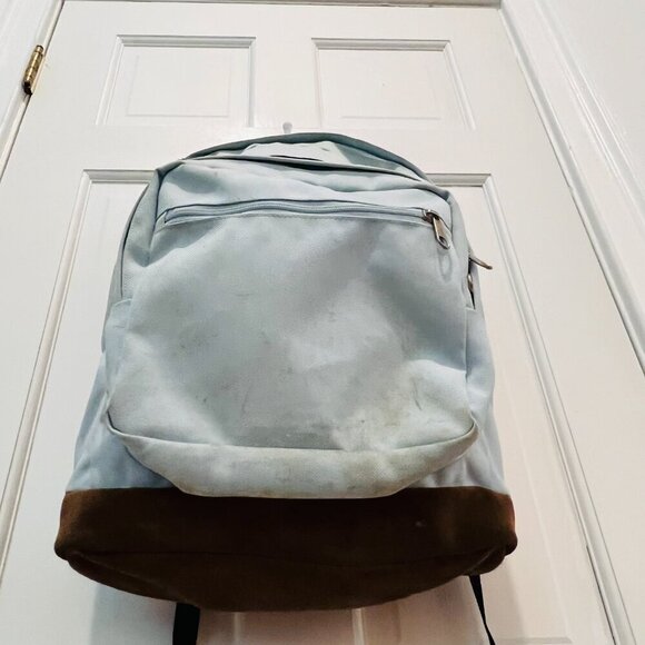 Vintage Jansport Backpack with Leather Suede Bottom - Picture 14 of 16